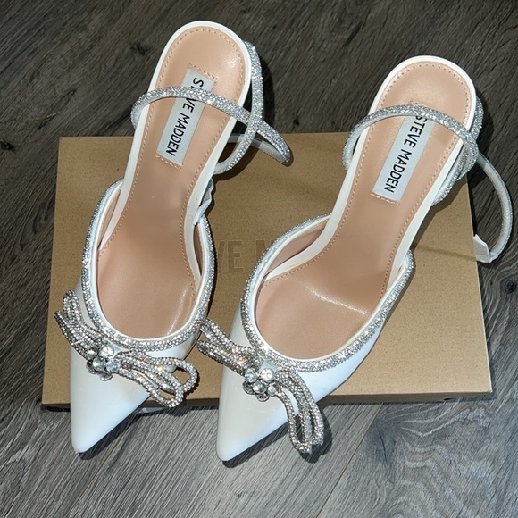 Steve Madden Viable Heel - Off White - Picture 12 of 16
